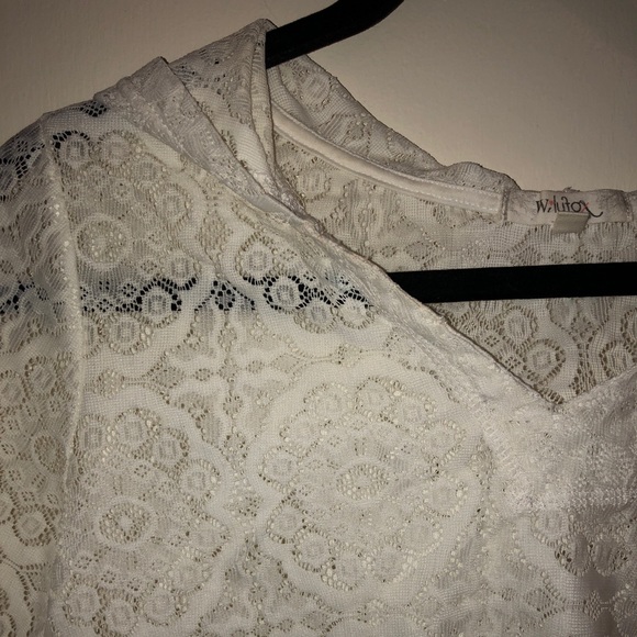 Lace Cover Up with hood! - Picture 2 of 5